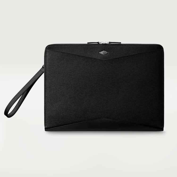 Cartier Losange系列公文包 黑色 小牛皮