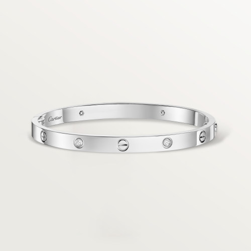 LOVE手镯，中号款，镶嵌4颗钻石