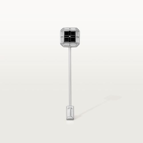 Cartier Héritage缟玛瑙领带针