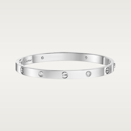LOVE手镯，中号款，镶嵌4颗钻石