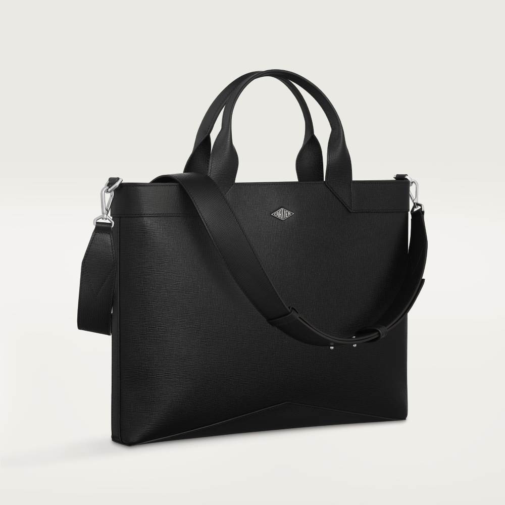 Losange系列公文包 黑色 小牛皮