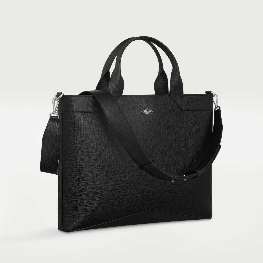 Losange系列公文包 黑色 小牛皮