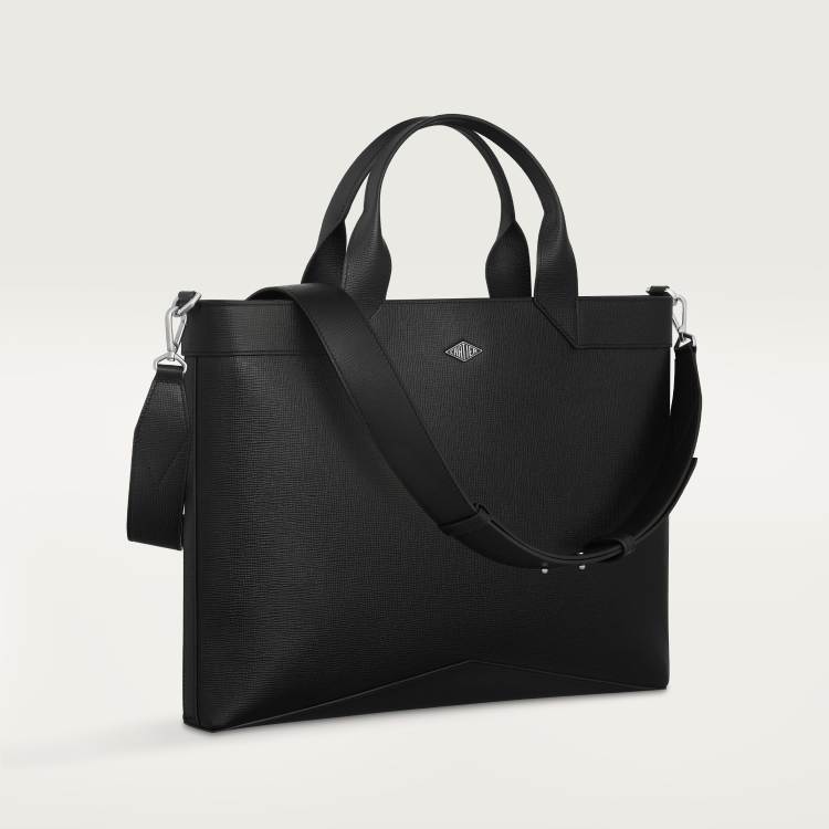 Losange系列公文包 黑色 小牛皮