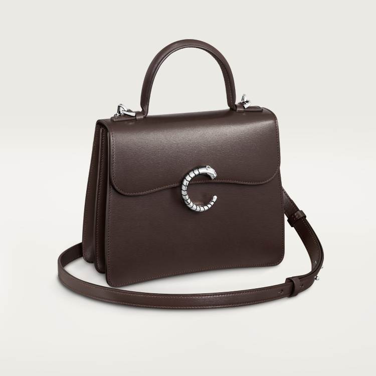 Panthère C系列小号款手袋 棕色 小牛皮