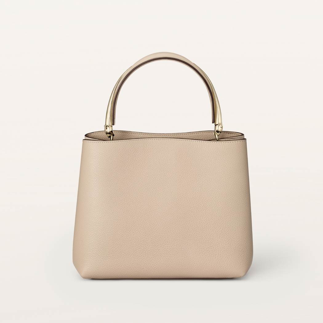 Panthère Double系列小号款手袋 米色 小牛皮