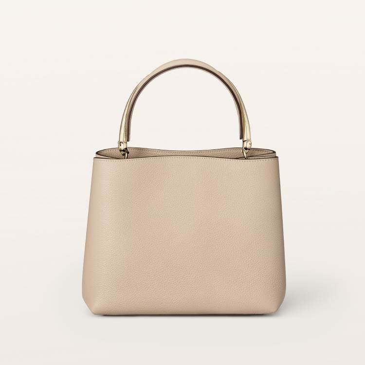 Panthère Double系列小号款手袋 米色 小牛皮